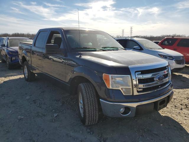 1FTFW1CF4DKD41104 - 2013 FORD F150 SUPERCREW BLUE photo 4