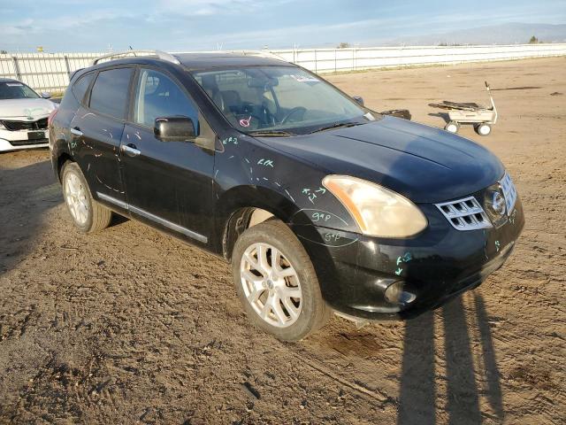 JN8AS5MV3DW631155 - 2013 NISSAN ROGUE S BLACK photo 4