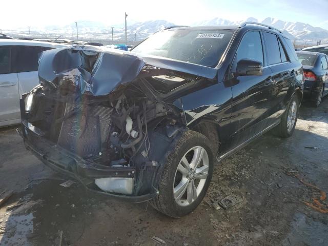 4JGDA5HBXDA137363 - 2013 MERCEDES-BENZ ML 350 4MATIC BLACK photo 1