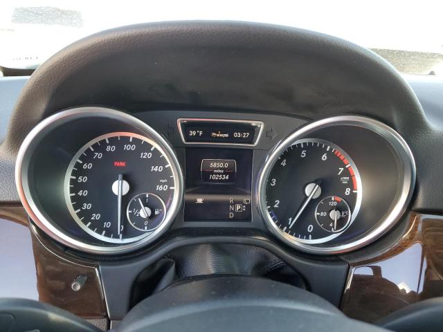 4JGDA5HBXDA137363 - 2013 MERCEDES-BENZ ML 350 4MATIC BLACK photo 9