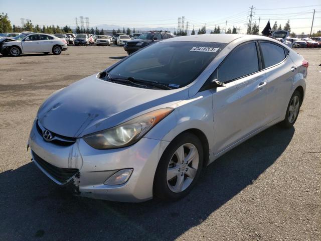 KMHDH4AE1DU850533 - 2013 HYUNDAI ELANTRA GLS SILVER photo 1