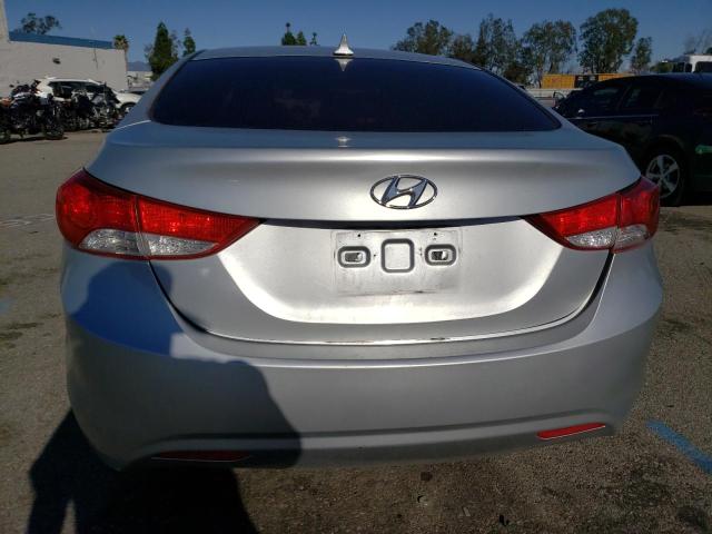 KMHDH4AE1DU850533 - 2013 HYUNDAI ELANTRA GLS SILVER photo 6