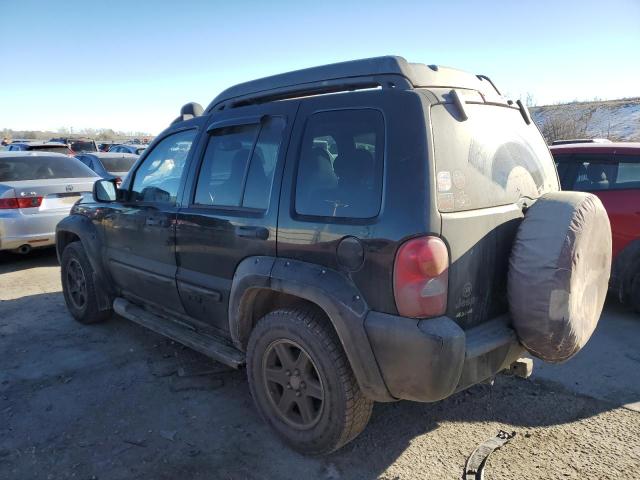 1J8GL38K23W546306 - 2003 JEEP LIBERTY RENEGADE BLACK photo 2