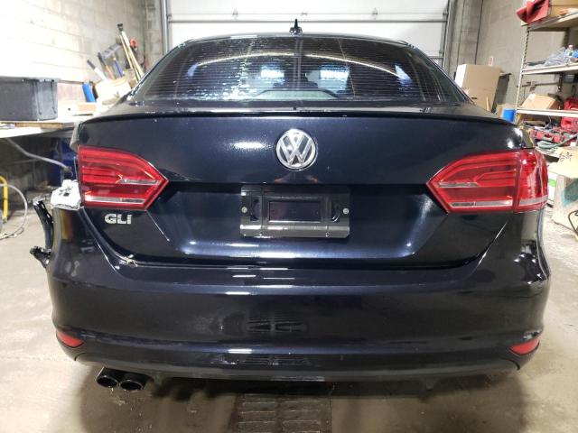 3VW5S7AJXEM325496 - 2014 VOLKSWAGEN JETTA GLI BLUE photo 6