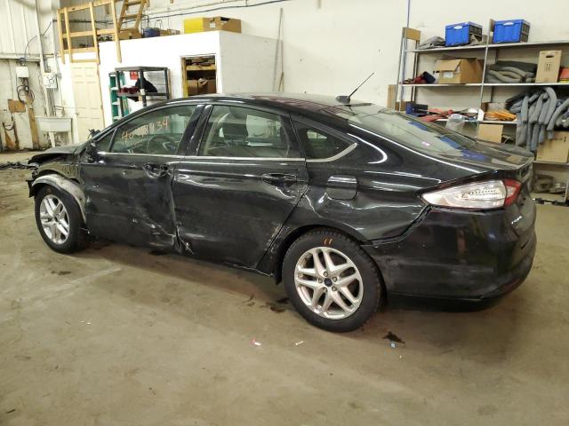 3FA6P0H78GR315247 - 2016 FORD FUSION SE BLACK photo 2