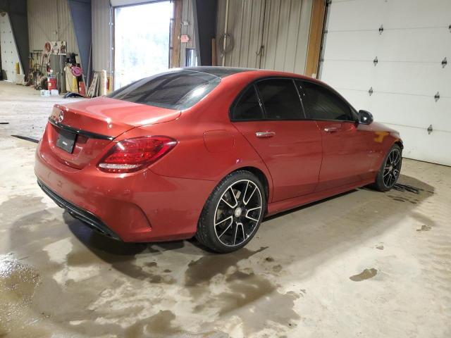 55SWF6EB5GU129092 - 2016 MERCEDES-BENZ C 450 4MATIC AMG RED photo 3