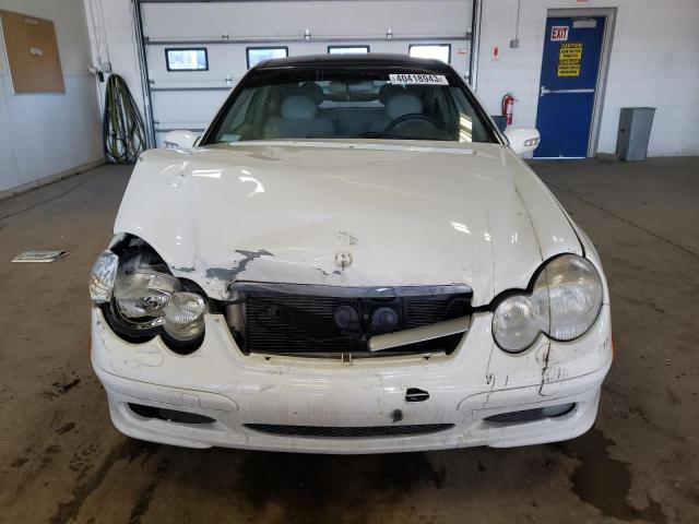 WDBRN47J02A203884 - 2002 MERCEDES-BENZ C 230K SPORT COUPE WHITE photo 5