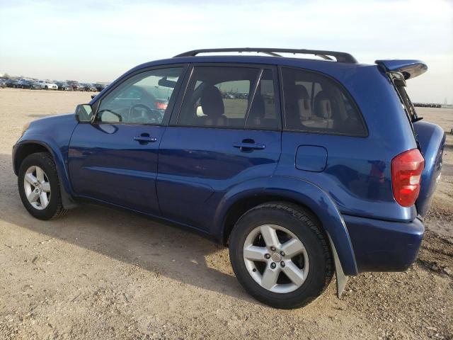 JTEHD20V446022046 - 2004 TOYOTA RAV4 BLUE photo 2