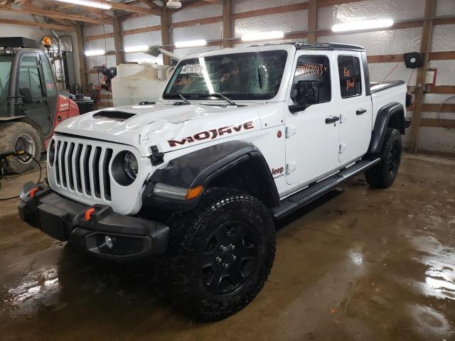 1C6JJTEG2ML625181 - 2021 JEEP GLADIATOR MOJAVE WHITE photo 1