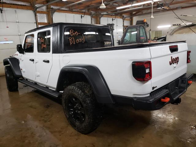 1C6JJTEG2ML625181 - 2021 JEEP GLADIATOR MOJAVE WHITE photo 2