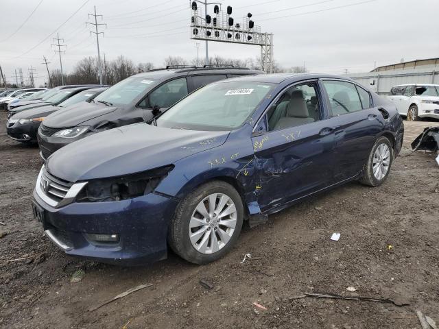 1HGCR2F80FA084126 - 2015 HONDA ACCORD EXL BLUE photo 1