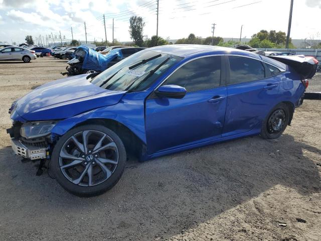 2HGFC2F80KH577055 - 2019 HONDA CIVIC SPORT 蓝色 照片 1