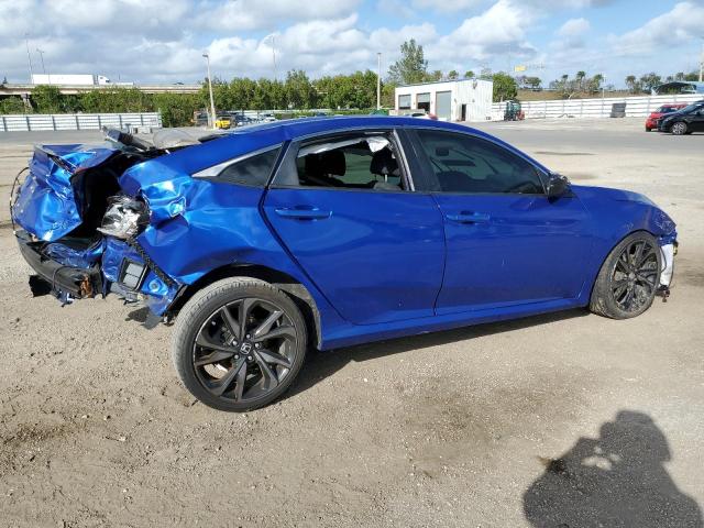 2HGFC2F80KH577055 - 2019 HONDA CIVIC SPORT 蓝色 照片 3