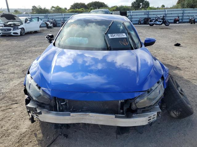 2HGFC2F80KH577055 - 2019 HONDA CIVIC SPORT 蓝色 照片 5