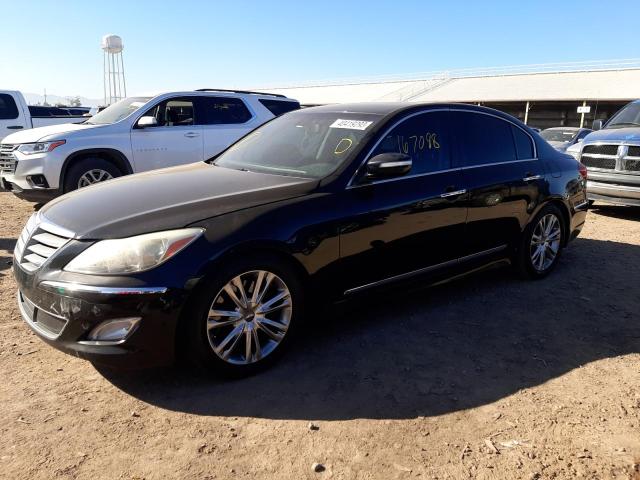 KMHGC4DF4CU176991 - 2012 HYUNDAI GENESIS 4.6L BLACK photo 1