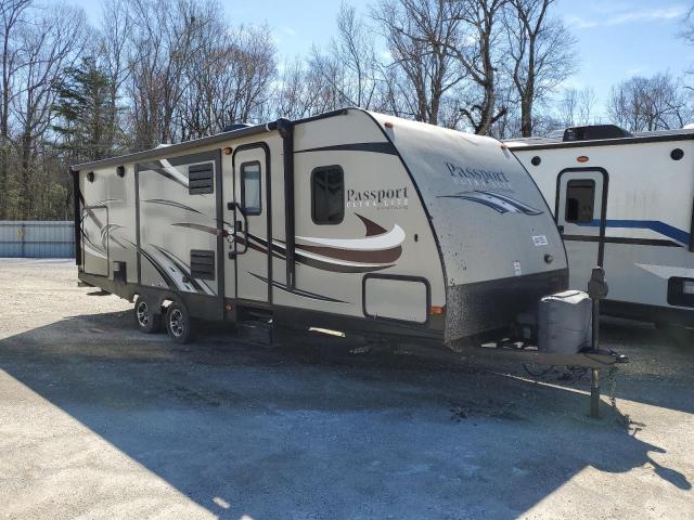 4YDT27723FT415454 - 2015 KEYSTONE PASSPORT BEIGE photo 1