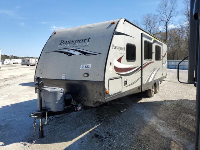 4YDT27723FT415454 - 2015 KEYSTONE PASSPORT BEIGE photo 2