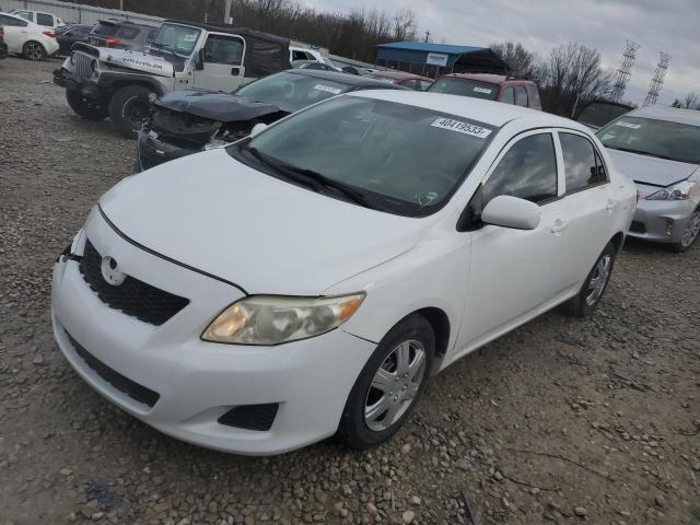 JTDBL40E899079168 - 2009 TOYOTA COROLLA BASE WHITE photo 1