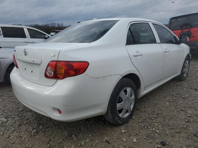 JTDBL40E899079168 - 2009 TOYOTA COROLLA BASE WHITE photo 3
