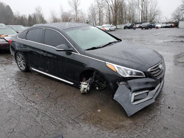 5NPE34AB3HH546990 - 2017 HYUNDAI SONATA SPORT BLACK photo 4