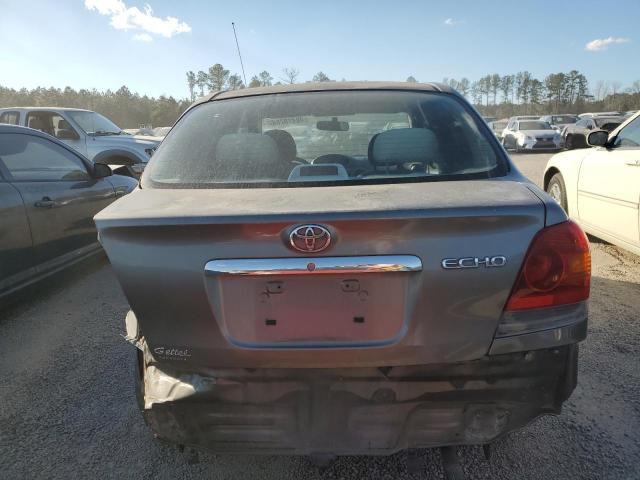 JTDBT123X35044575 - 2003 TOYOTA ECHO GRAY photo 6