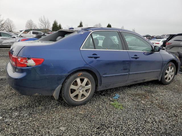 1HGCM66585A036514 - 2005 HONDA ACCORD EX BLUE photo 3