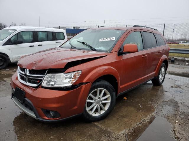 3C4PDCBB4ET182329 - 2014 DODGE JOURNEY SXT ORANGE photo 1