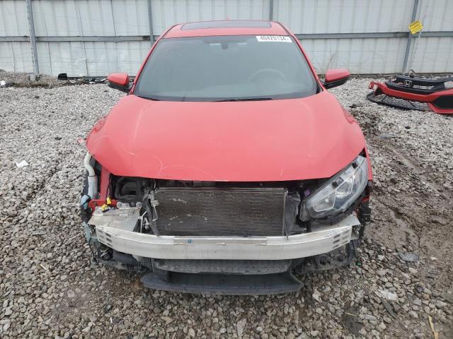 SHHFK7H54JU228405 - 2018 HONDA CIVIC EX RED photo 5