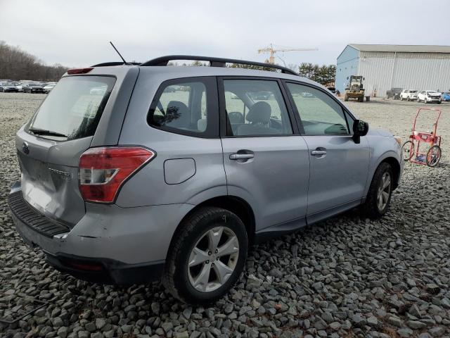 JF2SJABC7FH423642 - 2015 SUBARU FORESTER 2.5I SILVER photo 3