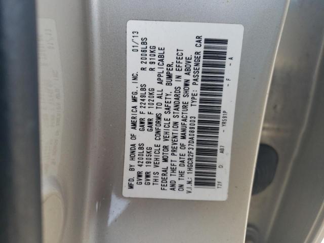 1HGCR2F37DA089003 - 2013 HONDA ACCORD LX GOLD photo 13