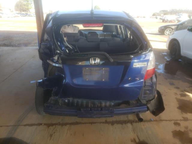 JHMGE88219S018575 - 2009 HONDA FIT BLUE photo 6