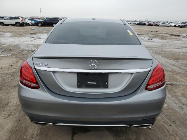 55SWF4JB7FU053576 - 2015 MERCEDES-BENZ C 300 GRAY photo 6