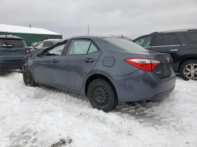 5YFBURHE9GP446195 - 2016 TOYOTA COROLLA L BLUE photo 2