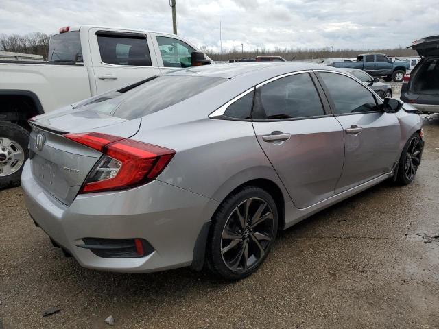 2HGFC2F88KH573772 - 2019 HONDA CIVIC SPORT SILVER photo 3