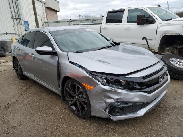 2HGFC2F88KH573772 - 2019 HONDA CIVIC SPORT 银色 照片 4