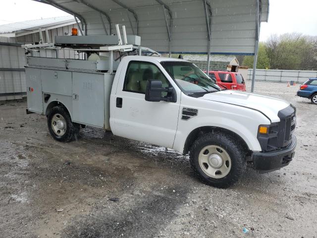 1FDSF30508EC32726 - 2008 FORD F350 SRW SUPER DUTY WHITE photo 4