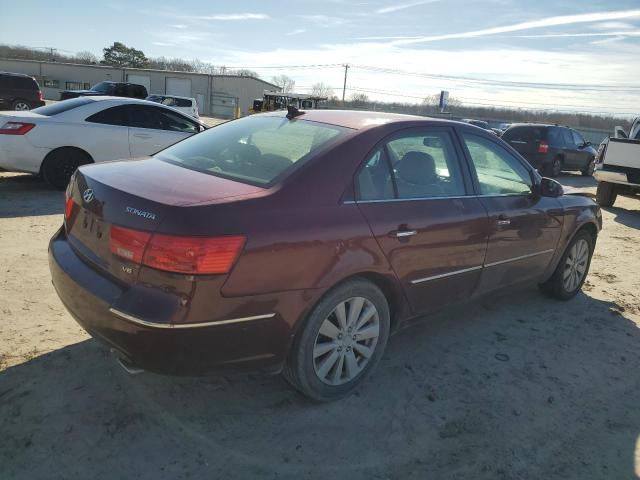 5NPEU46F59H514553 - 2009 HYUNDAI SONATA SE BURGUNDY photo 3