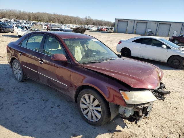 5NPEU46F59H514553 - 2009 HYUNDAI SONATA SE BURGUNDY photo 4