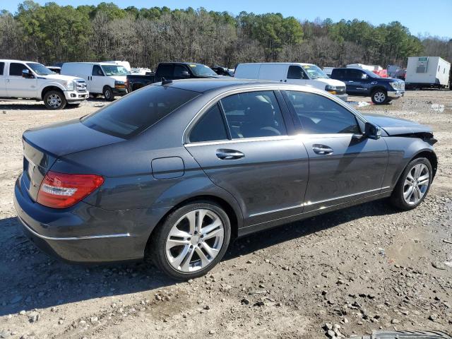 WDDGF4HB9DR300315 - 2013 MERCEDES-BENZ C 250 CHARCOAL photo 3