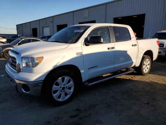 5TBEV54107S461593 - 2007 TOYOTA TUNDRA CREWMAX SR5 WHITE photo 1