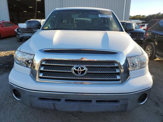 5TBEV54107S461593 - 2007 TOYOTA TUNDRA CREWMAX SR5 WHITE photo 5