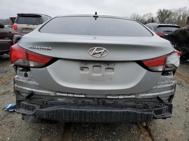 5NPDH4AE6GH751368 - 2016 HYUNDAI ELANTRA SE SILVER photo 6