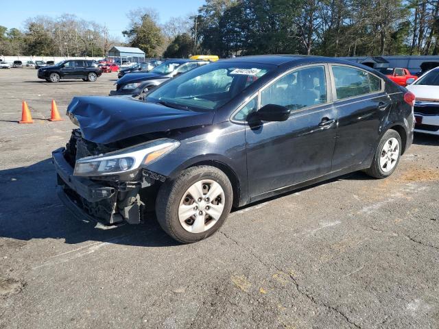 3KPFK4A70JE245350 - 2018 KIA FORTE LX BLACK photo 1