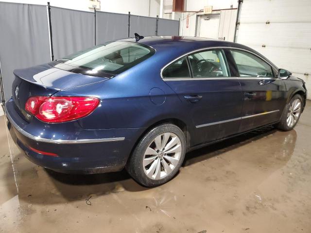 WVWMP7AN4CE546131 - 2012 VOLKSWAGEN CC SPORT BLUE photo 3