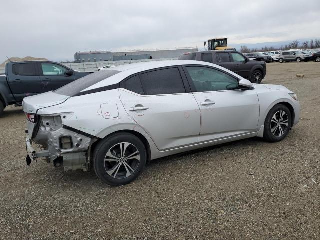 3N1AB8CVXNY257414 - 2022 NISSAN SENTRA SV SILVER photo 3