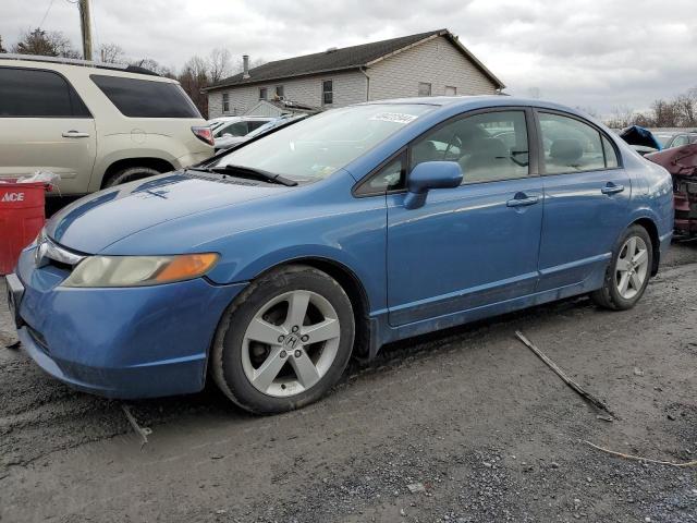 1HGFA16867L003554 - 2007 HONDA CIVIC EX BLUE photo 1