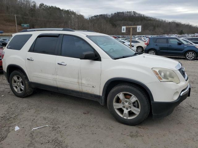 1GKLVLED0AJ124832 - 2010 GMC ACADIA SLE WHITE photo 4