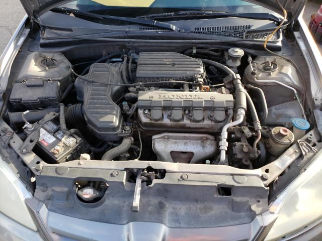 1HGES16465L023628 - 2005 HONDA CIVIC DX GRAY photo 11