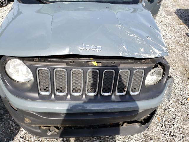 ZACCJAAB7HPF48437 - 2017 JEEP RENEGADE SPORT Մոխրագույն լուսանկար 11