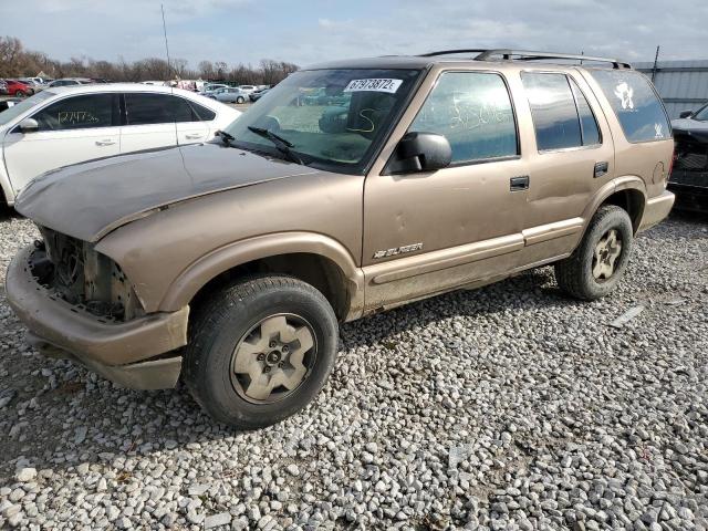 1GNDT13X34K111487 - 2004 CHEVROLET BLAZER TAN photo 1